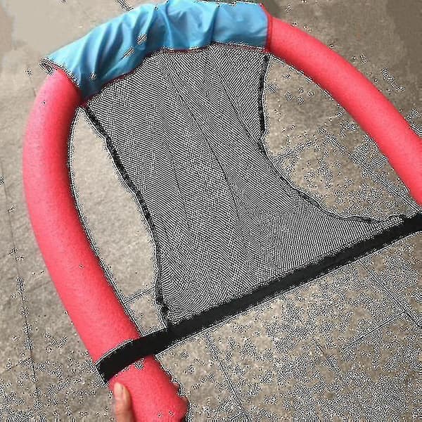 Pool Noodle Chair Nät Sittplats Flytande Stol Pool Float Barnfest Sling Mesh Säker