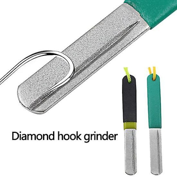 Bærbar Fiskekrok-Sliper med Lanyard - Fiskeverktøy for Rask Sliping av Fiskekroker