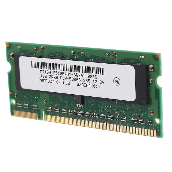 4 GB DDR2 Laptop RAM 667 MHz PC2 5300 SO-DIMM 2Rx8 200 Pins for Intel AMD Laptop Memory