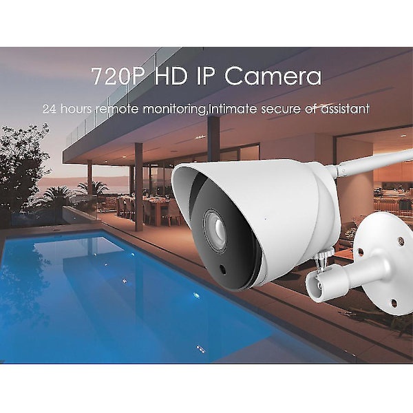 Ohp Utomhus Vattentät 720p HD Wifi IP-kamera IR Nattsyn App Fjärrövervakning Övervakningskamera