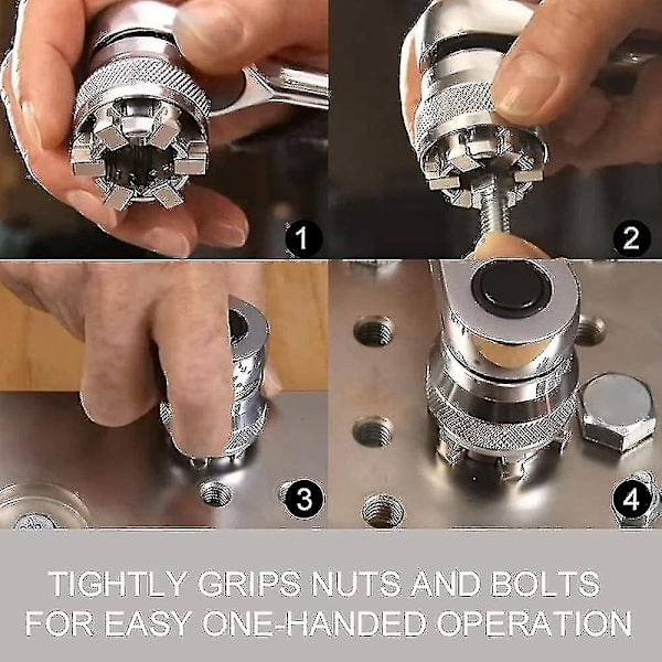 Mintiml Universal Sleeve Tilpasningsbar Skiftenøkkel Alt-passende Multi Drill