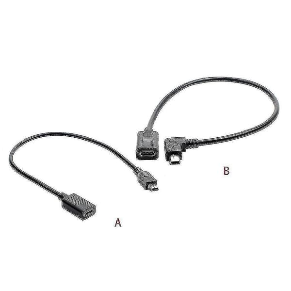 USB-C till Mini USB 2.0-adapter, Typ C hona till Mini USB hane adapterkabel
