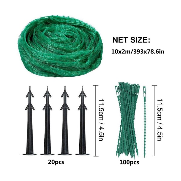 Lattia- ja höyrypuhdistustarvikkeet Vihreä lintuverkko, joka suojaa kasveja hedelmäpuita linnuille pienisilmäinen lintuverkko
