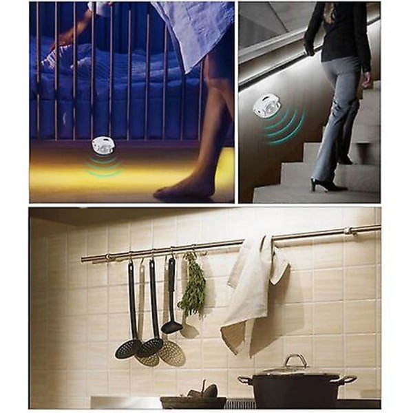 Dc 5v 24v Rörelsesensor Ljusströmbrytare Rörelsedetektor Aktivera Timer Auto Pir Rörelsesensor Ljus (ljuslist och plugin-strömförsörjning ingår ej)