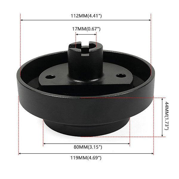 Auto Tilbehør Rat Short Hub Adapter Hurtigudløser Adapter