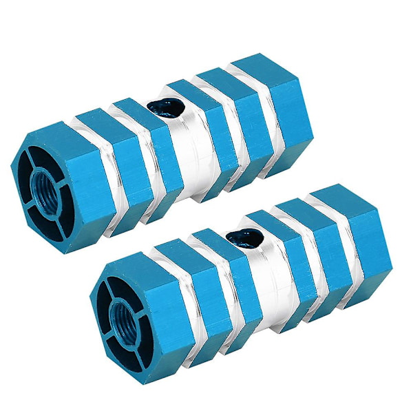 BMX Pegs i aluminiumlegering til bagaksel på cykel (blå)