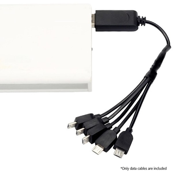 1 till 5 laddningskonverteringskabel Usb Micro Usb laddningskabel för E58 Xs809