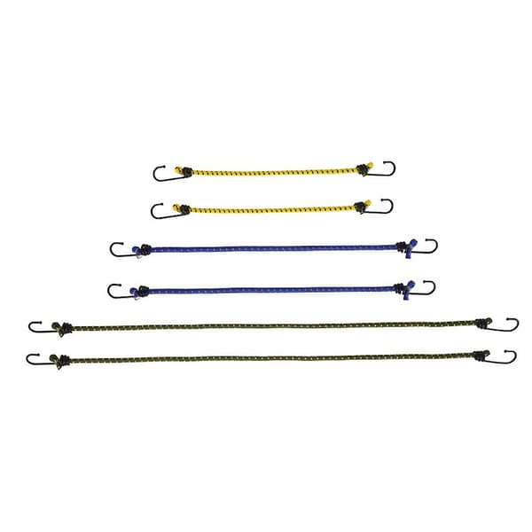 Elastisk slipsrem med krokar för camping, kajak, cykling, bagagepackning