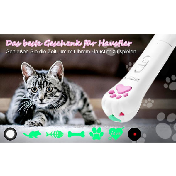 Interactive Cat Toy Electric Brukes for kjæledyr å leke og trene smidighet