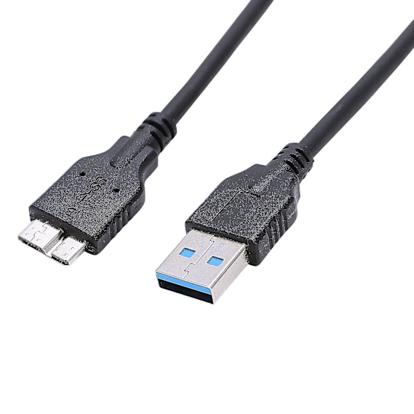 2x USB 3.0 Power Data Sync Laddningskabel för Toshiba Hårddisk