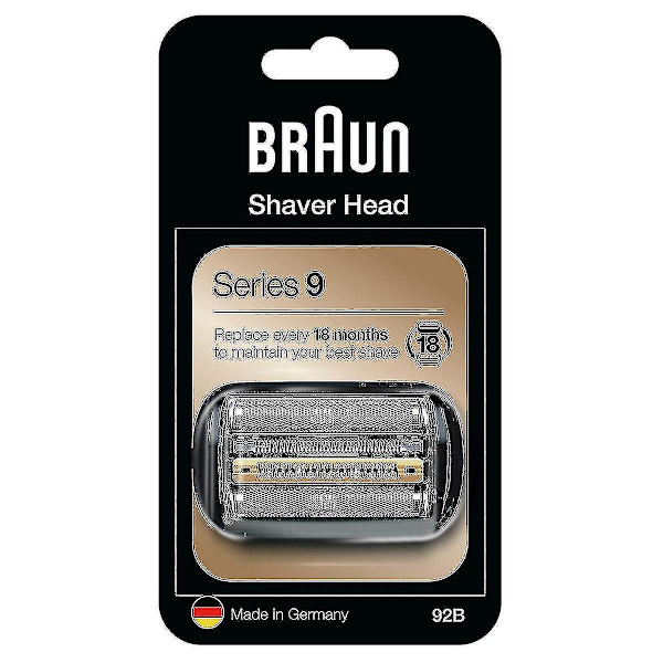 Folie- og knivkassett for Braun Series 9 elektrisk barbermaskin, svart