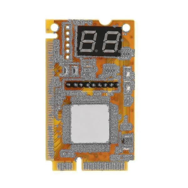2-sifret bærbar datamaskin PC Mini Pci Pci-e bærbar analysator tester hovedkort feilsøking checker Diagn