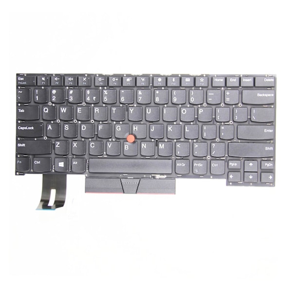 Nyt sort engelsk tastatur til bærbar computer til Thinkpad T490s T495s