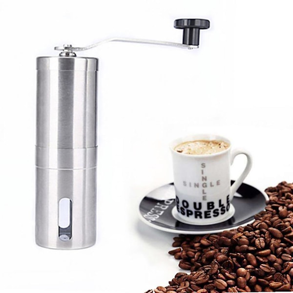Manuell Kaffekvarn Mini Rostfritt Stål Bärbar Handhållen Konisk Kaffebönkvarn Köksredskap Kaffeaccessoarer