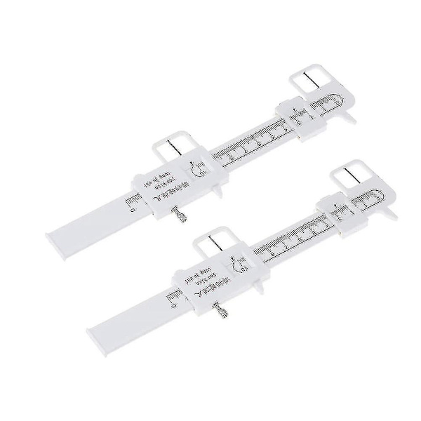 2-pack optisk vernier PD-linjal pupillavståndsmätare verktyg