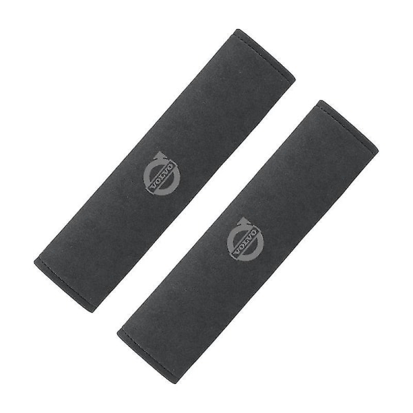 För Volvo bilbältes axelöverdrag Xc60/xc40/s90/s60 säkerhetsbältes mockaöverdrag (par, svart)