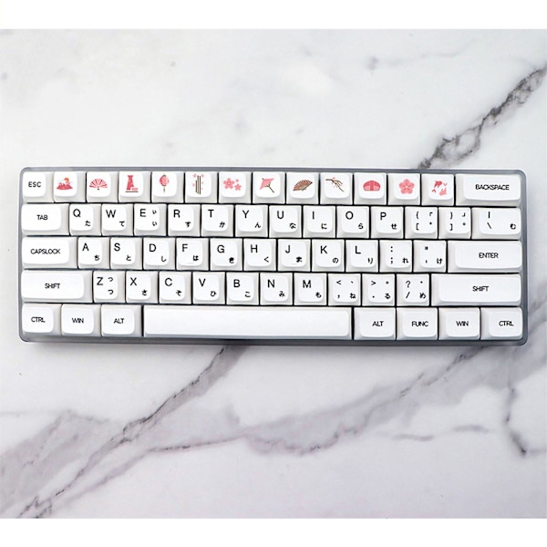 12 taster Xda profil tilpasset tastatur Pbt Dye Sublimeringstaster for Sk61 Tkl87 108