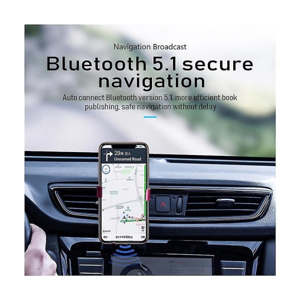 Usb Bluetooth 5.1 Adapter Trådlös Usb Bluetooth-mottagare Usb-ljudsändare Bil Bluetooth-adapter