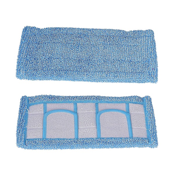 Mikrofiber Mopphode Erstatningspute - 2-pakning, Vaskbar og Gjenbrukbar for Våt og Tørr Rengjøring - Kompatibel med Swiffer Sweeper