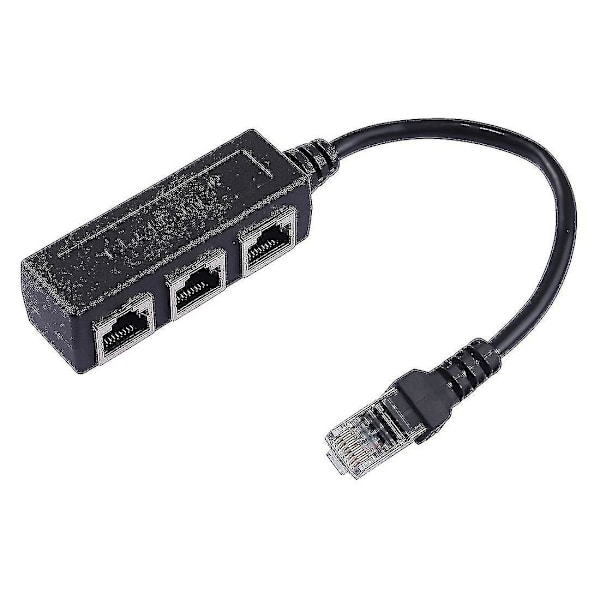 1-3 pistorasia LAN Ethernet -verkkojohdon RJ45-liitinjakaja