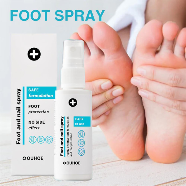 3 stk Deodorant Foot Spray 30ml Naturlig luktfjerner Stinky Feet Hudpleie Deodorant Supplies Spray
