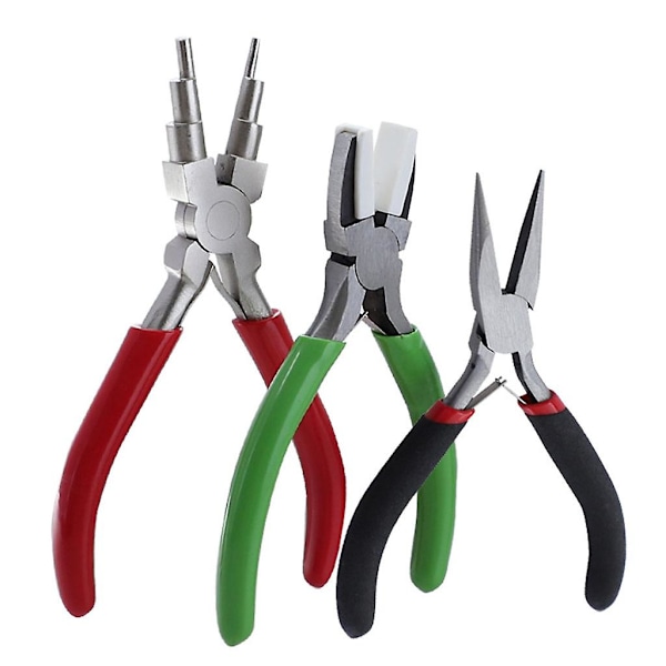 Tool For Jewelry Making Polished Steel For Head 3 Pieces Jewelry Pliers