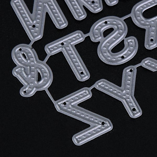 Metal alfabet stanseform til skæring, DIY scrapbooking, prægning af papir, kortdekoration