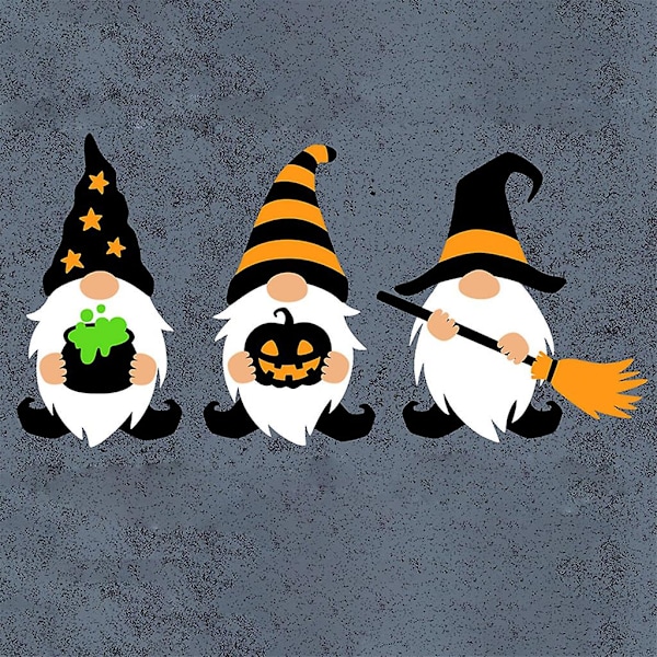 Gnomish Halloween Clear Stamps Kolstål Tryck Skärmaskin
