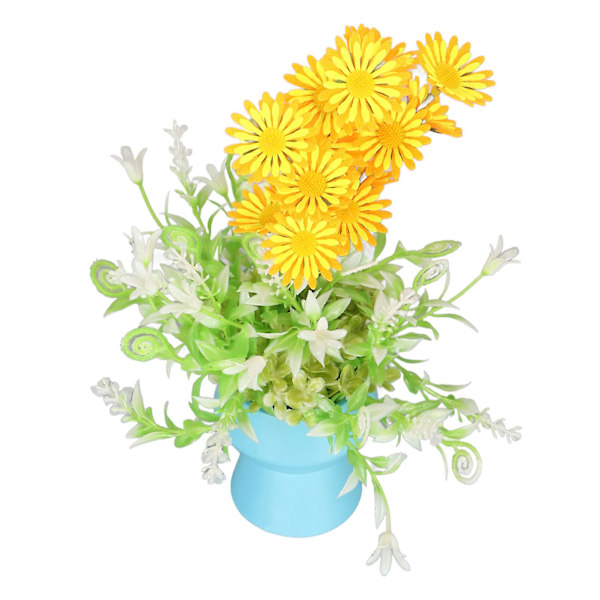Kunstig blomstdekorasjon for akvariumsimulering Glødende kunstige planter for stue kontor balkong