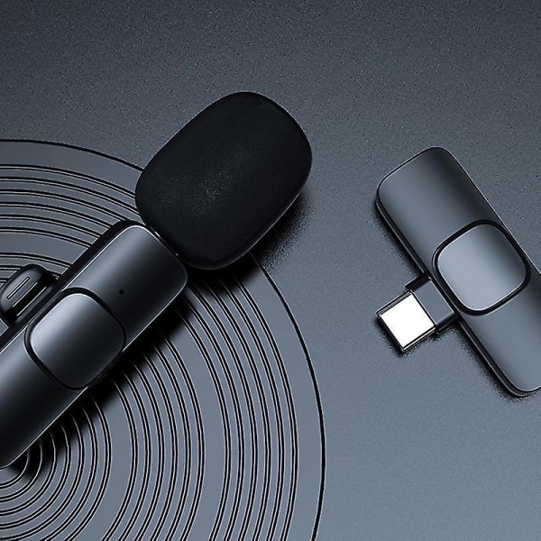 En for to kragemikrofon direktesending, trådløs lavaliermikrofon, Pingguo