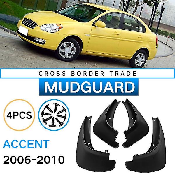 Bilskærme til 2006-2010 Mudguard Mud Flap Splash Mudguards Biltilbehør