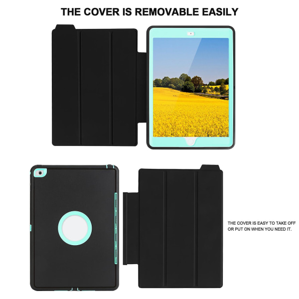 Heavy Duty Smart Cover Iskunkestävä jalustan case Apple Ipad Air 2 9,7"