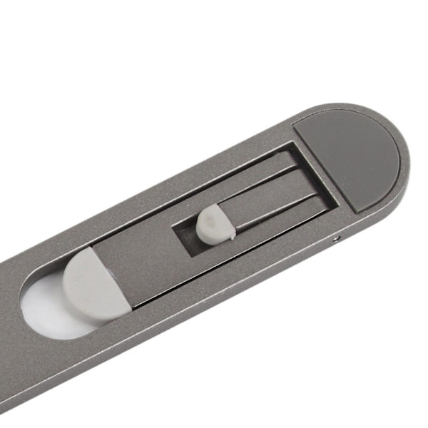 Bärbar hopfällbar grå aluminiumlegering justerbar laptopstativ för skrivbord med värmeavledning