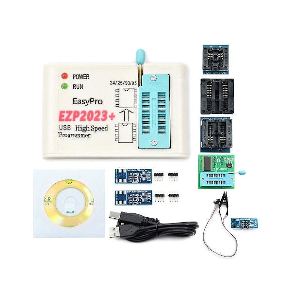 Ezp2023+ High-speed Spi Flash Programmer Ezp2023 Support 24/25/93/95 Eeprom Bios 25t80 Burning Offl