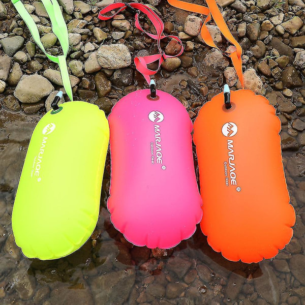 Uppblåsbar simväska Airbag Vattentät PVC Simning Snorkling Livboj Flytväst