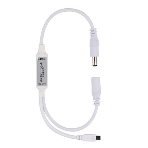 6-knaps RF-monokrom controller til LED-dæmper 12V~24V til enkelt farve