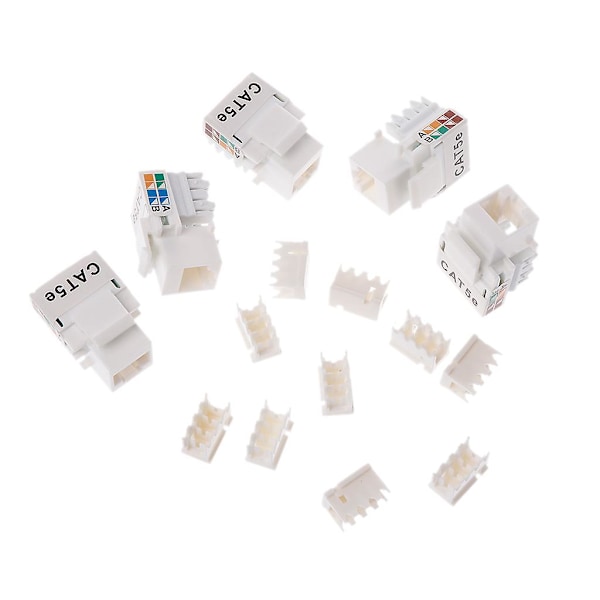 Cat6 Rj45 Indsats Keystone Gigabit Kobler Stik Standard Netværksmodul Slot