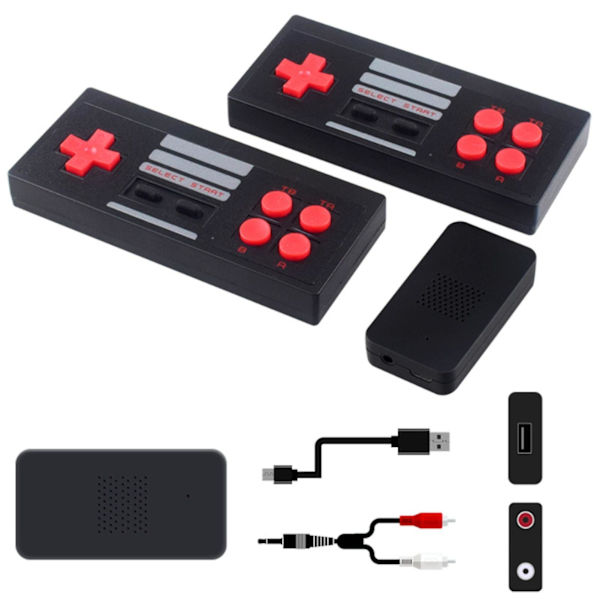Mini TV Handhållen Familjespelkonsol 8 Bit AV-Port Retro Inbyggd