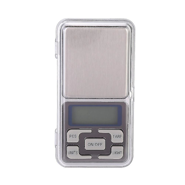 Mini kannettava digitaalinen taskuvaaka Korut Timantti Kalibrointi Punnitusvaaka LCD