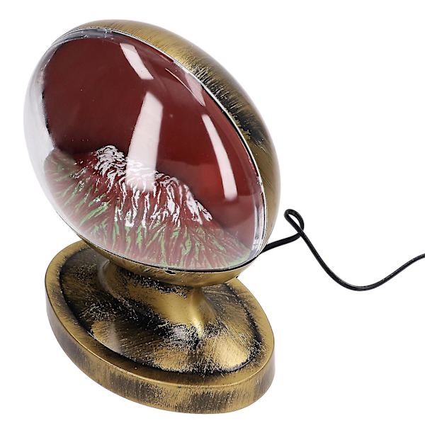 Vulkan Landskabslampe Retro Klar Overfladestruktur Vulkan Lava Lampe Dekoration Videnskabelig Undervisningslegetøj EU Stik 220v