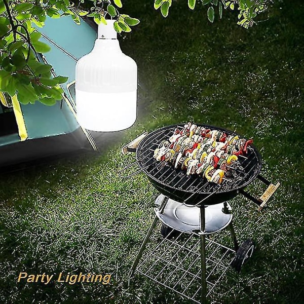 Campinglampa, Campinglampa med USB-laddning 20W-60mm 1000 Lumen 3 Ljuslägen Dimbar Hänglampa, Camping, Trädgård, Bärbar Lampa