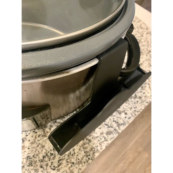 Lockhållare för slowcooker passar de flesta slow cookers, handsfree-design håller bänkskivorna rena, unik Crock Pot Kitchen Pot Organizer