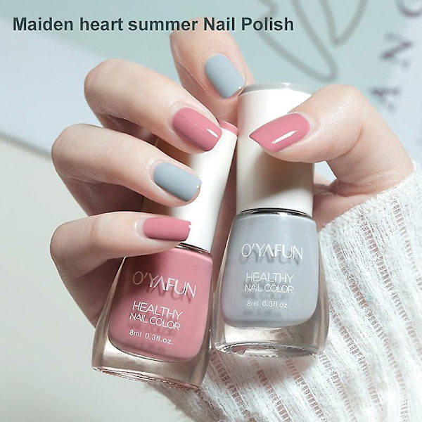 Oyafun Nagelgellack Neonlack Semipermanent Nagelsmycke Design Avtagbar Toppbas