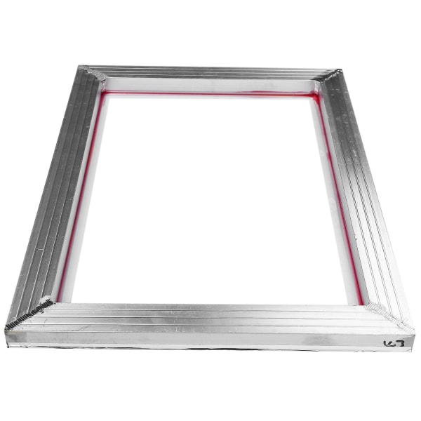 A3 silketrykk aluminiumsramme 31x41 cm med hvit 43t silketrykk polyesternett for høy presisjon
