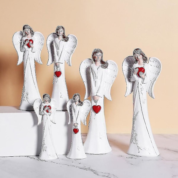 Hjem Moderne Resin Engel Statue Karakter Hjem Indretning Nordisk- C