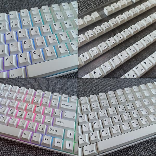 137 taster Cherry profil Dye Sublimation Keycap til Mx Cherry mekanisk tastatur