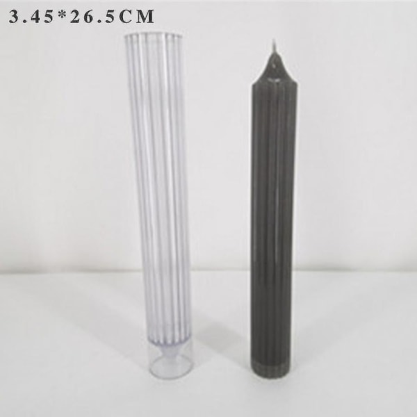 Stearinlys Mold Making Sylinder Supplies Plast Pillar Diy Craft Mold