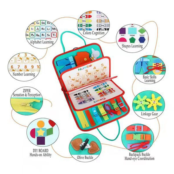 Flerskiktad träningsbräda Rik färg Flerfärgsdesign för barnfödelsedagspresenter