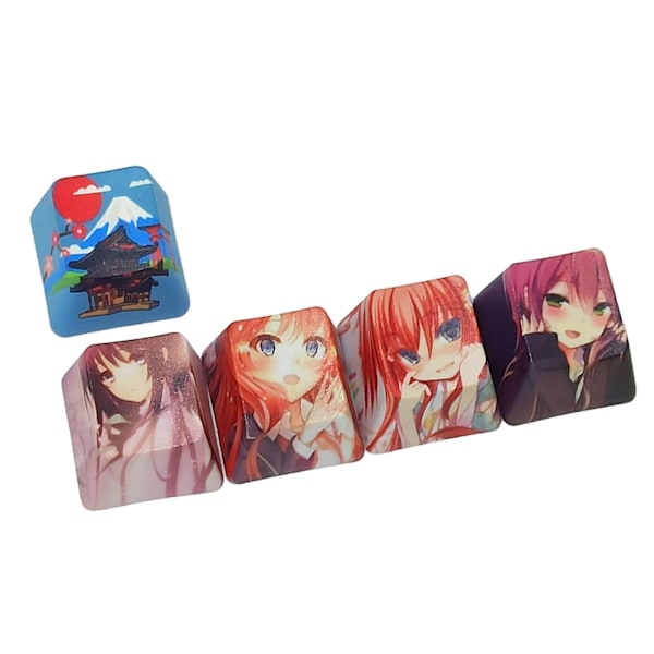 Pbt Direction R4 Keycap Oem Profil Dye-subbed Keycap För Mekaniska Tangentbord