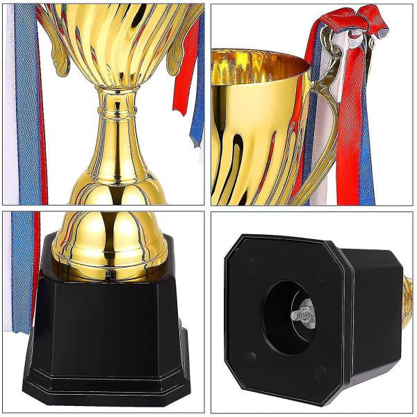 Gold Trophy Cup Stort trofæ til sportsturneringer, konkurrencer, 24,5 cm1 stk